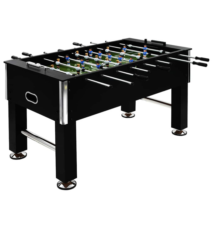 Table de football Acier 60 kg 140 x 74,5 x 87,5 cm Noir | Mobilier & Déco