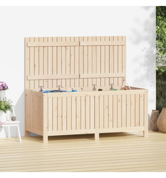 Boîte de rangement de jardin 147x68x64 cm Bois massif de pin | Mobilier & Déco