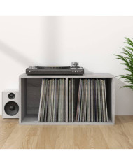 Boîte de rangement à disques vinyle Sonoma gris 71x34x36 cm | Mobilier & Déco