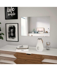 Miroir mural 60 x 40 cm Rectangulaire Verre | Mobilier & Déco