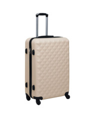 Valise rigide Doré ABS | Mobilier & Déco