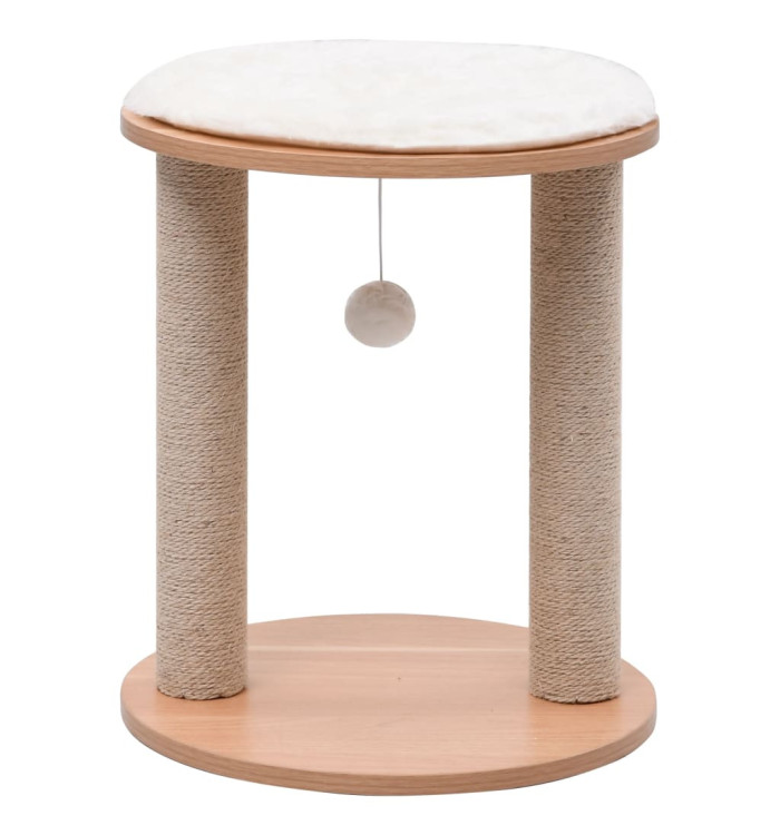 Petit arbre à chat avec griffoirs 44 cm | Mobilier & Déco