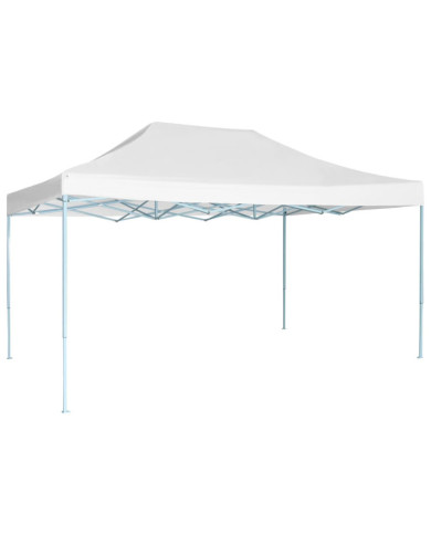 Tente de réception pliable 3x4,5 m Blanc | Mobilier & Déco