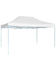 Tente de réception pliable 3x4,5 m Blanc | Mobilier & Déco