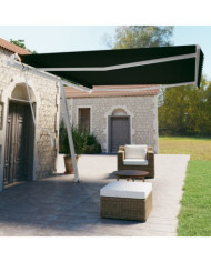Auvent automatique sur pied 450x350 cm Anthracite | Mobilier & Déco