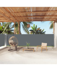 Auvent latéral rétractable Anthracite 160x1000 cm | Mobilier & Déco