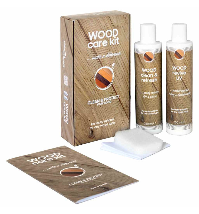 Kit d'entretien du bois CARE KIT 2x250 ml | Mobilier & Déco
