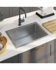 Évier de cuisine fait à la main Acier inoxydable | Mobilier & Déco