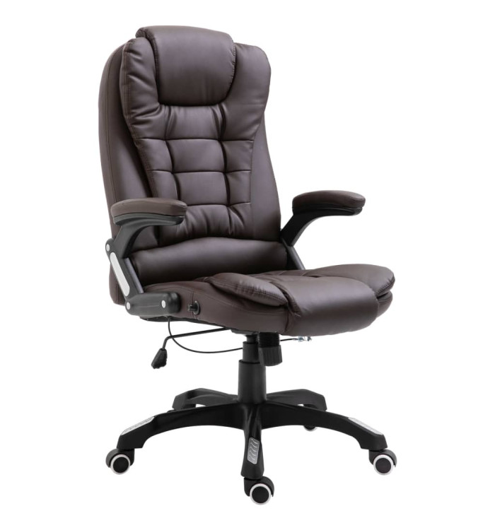 Chaise de bureau Marron Similicuir | Mobilier & Déco