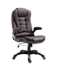 Chaise de bureau Marron Similicuir | Mobilier & Déco