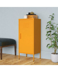 Armoire de rangement Jaune moutarde 42,5x35x101,5 cm Acier | Mobilier & Déco