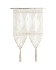 Rideau en macramé 140x240 cm Coton | Mobilier & Déco