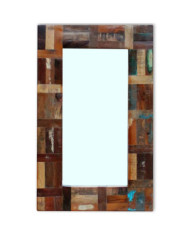 Miroir Bois de récupération massif 80x50 cm | Mobilier & Déco