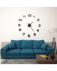 Horloge murale 3D Design moderne 100 cm XXL Noir | Mobilier & Déco