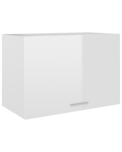 Armoire suspendue "Lyon" Blanc brillant 60x31x40 cm | Mobilier & Déco