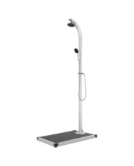 Douche de jardin avec base gris 220 cm Aluminium | Mobilier & Déco