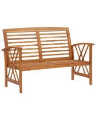 Banc de jardin 119 cm bois d'acacia solide | Mobilier & Déco