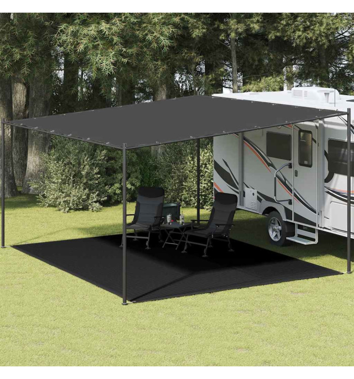 Tapis de tente 400x500 cm Noir | Mobilier & Déco
