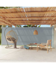 Auvent latéral rétractable de patio 200x600 cm Gris | Mobilier & Déco