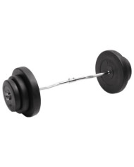 Barre d'haltères ondulée avec plaques 60 kg | Mobilier & Déco