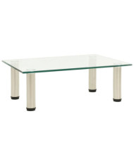 Meuble TV Transparent 40x35x17 cm Verre trempé | Mobilier & Déco