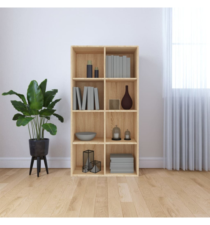 Bibliothèque/Buffet Chêne sonoma 66x30x130 cm Bois d’ingénierie | Mobilier & Déco