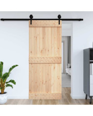 Porte NARVIK 100x210 cm bois massif de pin | Mobilier & Déco