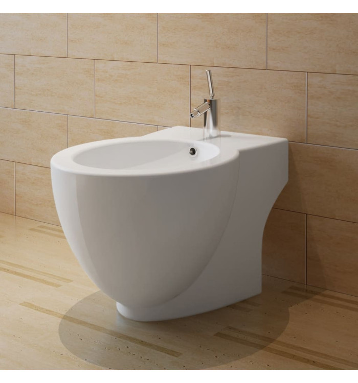Bidet rond Céramique haute qualité Blanc | Mobilier & Déco