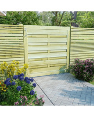 Portillon Bois de pin imprégné 100x100 cm Vert | Mobilier & Déco