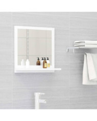 Miroir de salle de bain Blanc 40x10,5x37 cm Bois d’ingénierie | Mobilier & Déco
