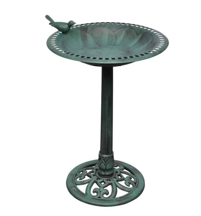 Bain pour oiseaux avec oiseau décoratif | Mobilier & Déco