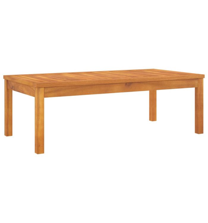 Table basse 100x50x33 cm bois d'acacia massif | Mobilier & Déco