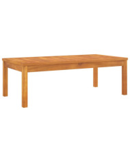 Table basse 100x50x33 cm bois d'acacia massif | Mobilier & Déco