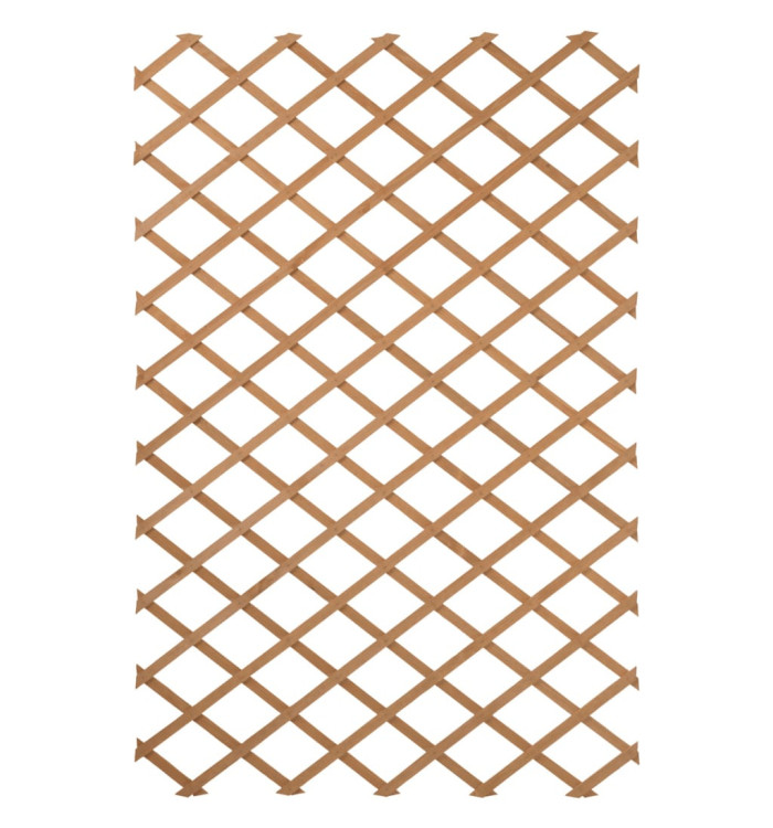 Nature Treillis de jardin 100 x 300 cm Bois Marron | Mobilier & Déco