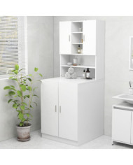 Meuble pour machine à laver Blanc | Mobilier & Déco