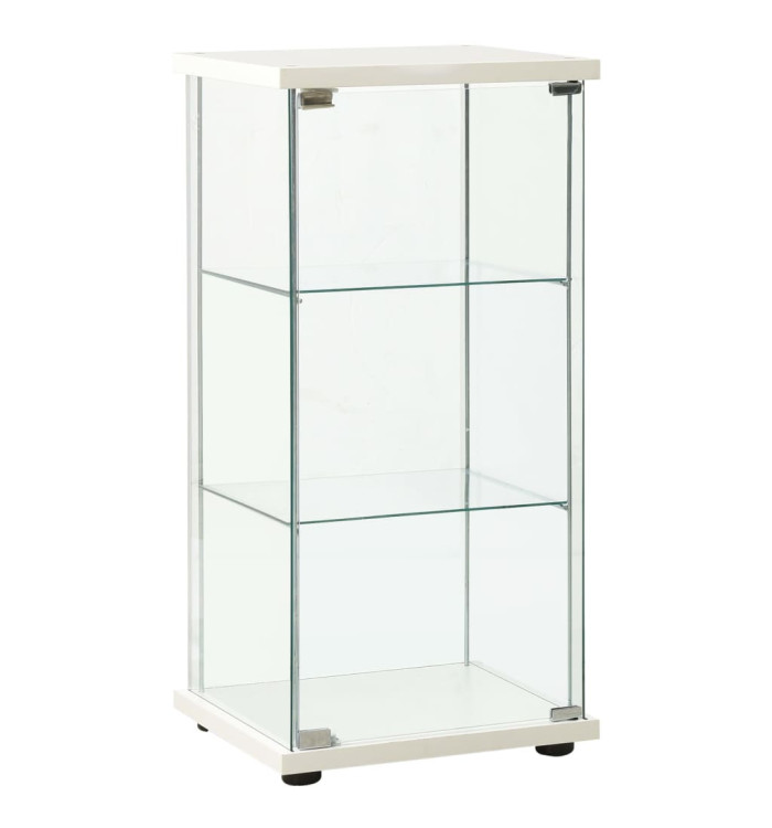 Armoire de rangement Verre trempé Blanc | Mobilier & Déco