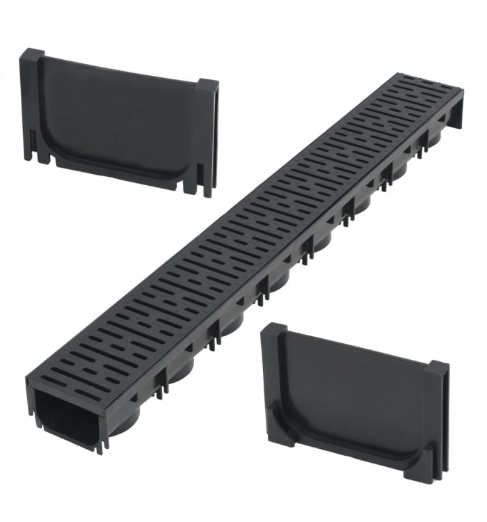 Canaux de drainage Plastique 1 m | Mobilier & Déco