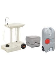 Ensemble de toilette support de lavage des mains réservoir eau | Mobilier & Déco