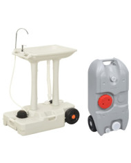 Ensemble de lave-mains et réservoir d'eau portable de camping | Mobilier & Déco