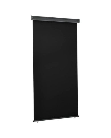 Auvent latéral de balcon 122x250 cm noir | Mobilier & Déco