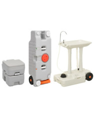 Ensemble de toilette support de lavage des mains réservoir eau | Mobilier & Déco
