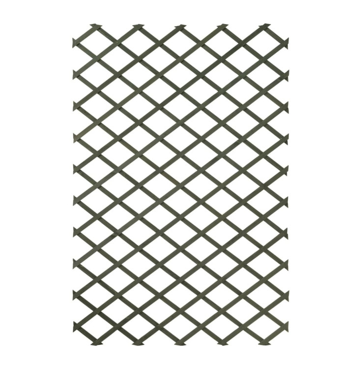 Nature Palissade de jardin 100 x 200 cm Bois Vert | Mobilier & Déco