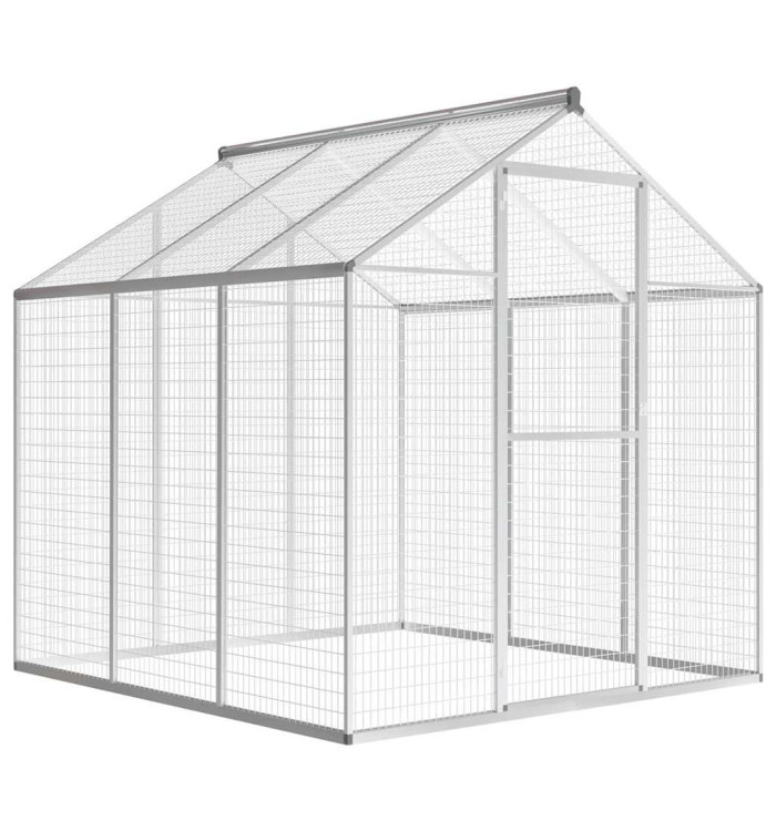 Volière d'extérieur Aluminium 183 x 178 x 194 cm | Mobilier & Déco