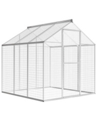 Volière d'extérieur Aluminium 183 x 178 x 194 cm | Mobilier & Déco