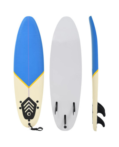 Planche de surf 170 cm Bleu et crème | Mobilier & Déco