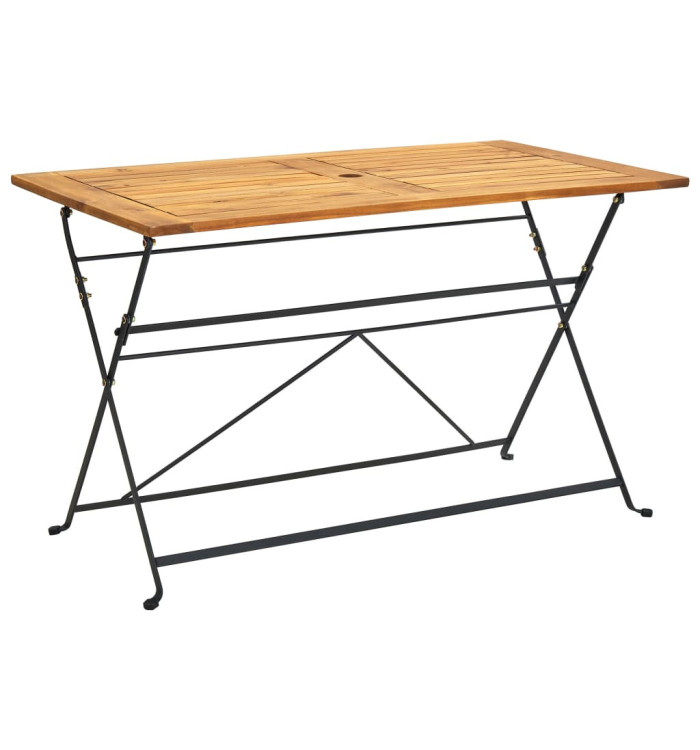 Table pliable de jardin 120x70x74 cm Bois d'acacia massif | Mobilier & Déco