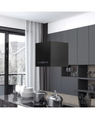 Hotte suspendue à LCD tactile 37 cm Acier enduit de poudre | Mobilier & Déco