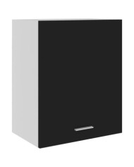 Armoire suspendue "Lyon" Noir 50x31x60 cm Bois d'ingénierie | Mobilier & Déco