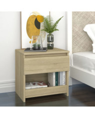 Tables de chevet 2 pcs Chêne sonoma 40x30x39 cm Aggloméré | Mobilier & Déco