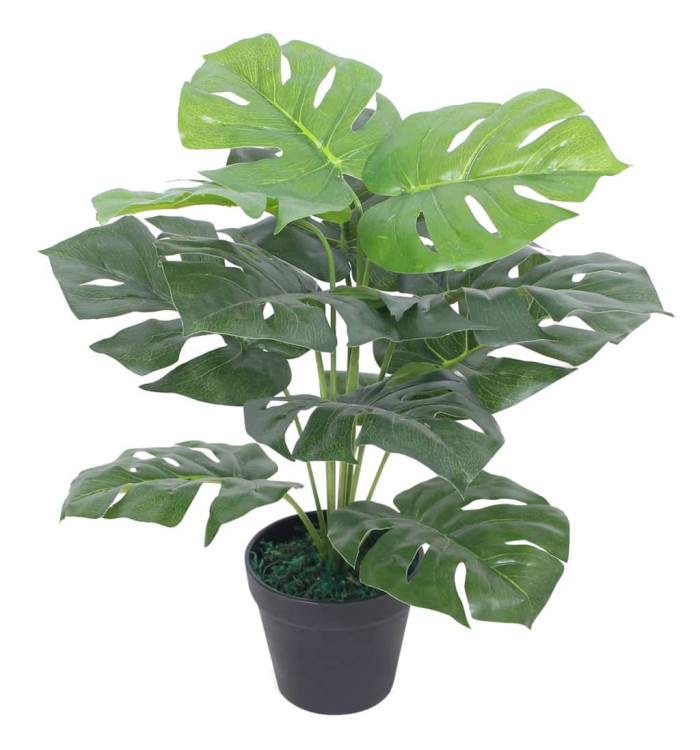 Plante Monstera artificielle avec pot 45 cm Vert | Mobilier & Déco